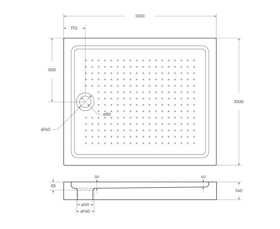 Акриловый поддон BelBagno TRAY-BB-AH-120/100-15-W_, изображение 11