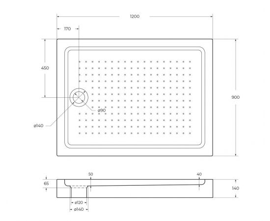 Акриловый поддон BelBagno TRAY-BB-AH-120/90-15-W_, изображение 11