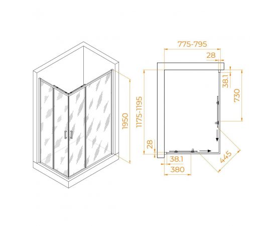 Душевой уголок RGW Passage PA-246B 030824682-14_, изображение 2