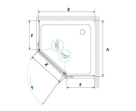 Душевой уголок RGW Passage PA-82 41088200-11_, изображение 2