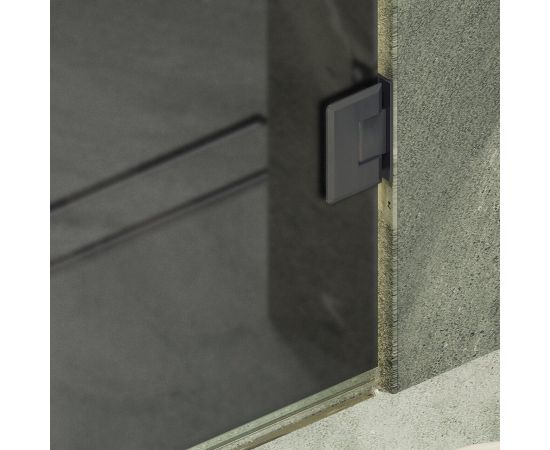 Душевая дверь MaybahGlass MGD-524-6 на петлях 1950х805 матовый графит_, изображение 5