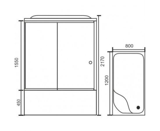 Душевая кабина Royal Bath 8120BP2-T L_, изображение 6