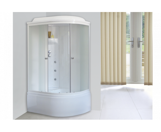 Душевая кабина Royal Bath RB 8120BK3-WC, левая_, изображение 2