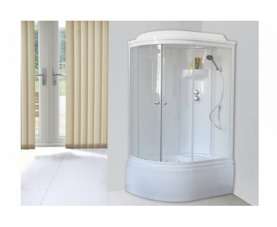 Душевая кабина Royal Bath RB 8120BK6-WT, правая_