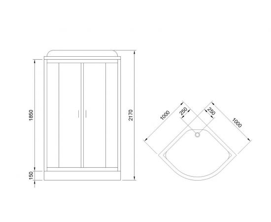 Душевая кабина Royal Bath RB 100HK6-BT_, изображение 7