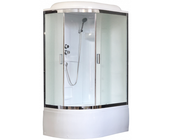 Душевая кабина Royal Bath 8120BK1-M-CH (матовое) правая 120x80x217_