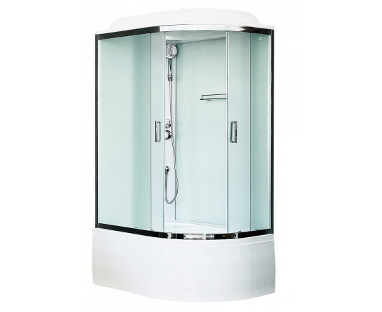 Душевая кабина Royal Bath  RB 8120BK5-WC-CH, левая_