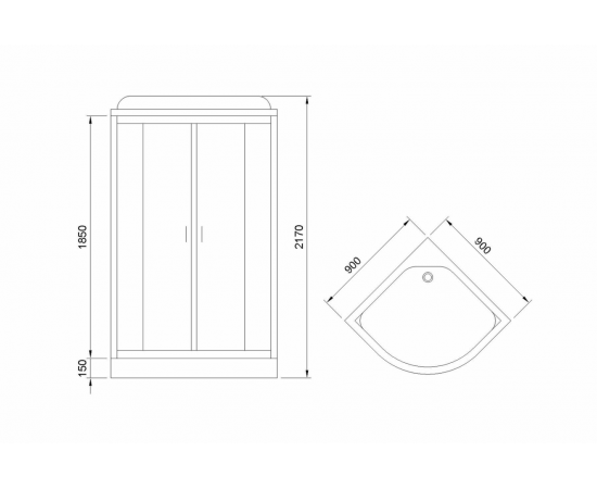 Душевая кабина Royal Bath  RB 90HK4-MT_, изображение 4