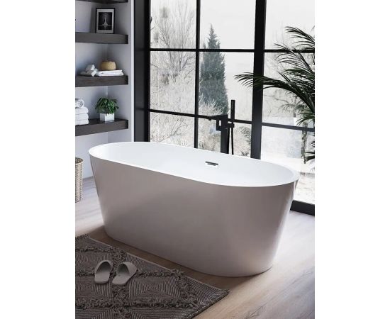 Ванна Ceruttispa RESIA150 акриловая отдельностоящая 1500x750x580_, изображение 2