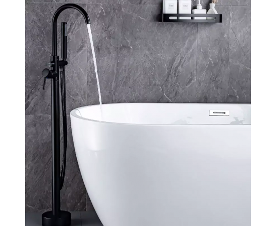 Смеситель для отдельностоящей ванны BOCH MANN BRAIES Matt Black BM8921 матовый черный_, изображение 4