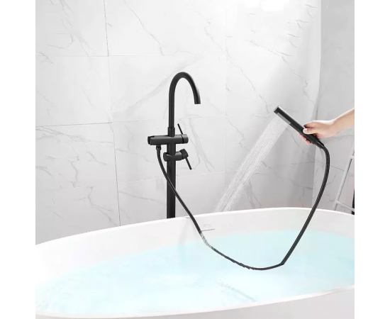 Смеситель для отдельностоящей ванны BOCH MANN BRAIES Matt Black BM8921 матовый черный_, изображение 3