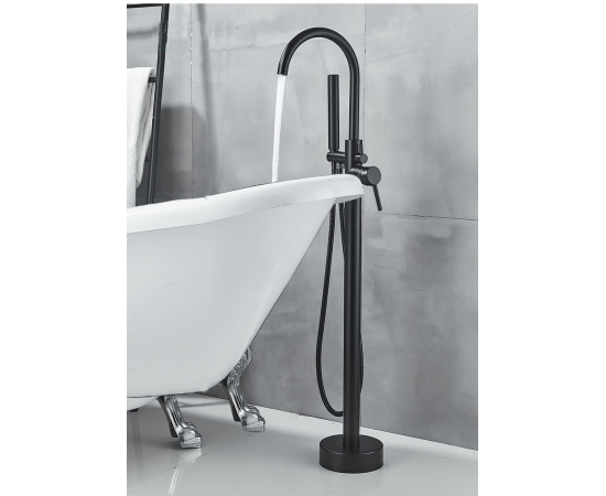Смеситель для отдельностоящей ванны BOCH MANN BRAIES Matt Black BM8921 матовый черный_, изображение 2