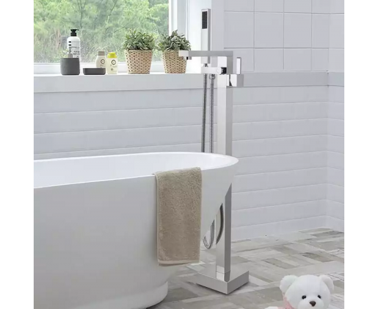 Смеситель для отдельностоящей ванны BOCH MANN ALBANO Brush Nickel BM8924 матовый никель_, изображение 2