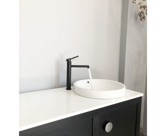Смеситель BOCH MANN STELLA B BM9130 для раковины черный высокий_, изображение 2