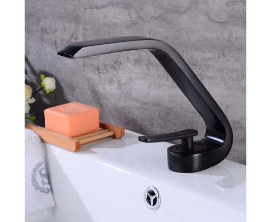 Смеситель BOCH MANN HOE B BM9633 для раковины черный_, изображение 2