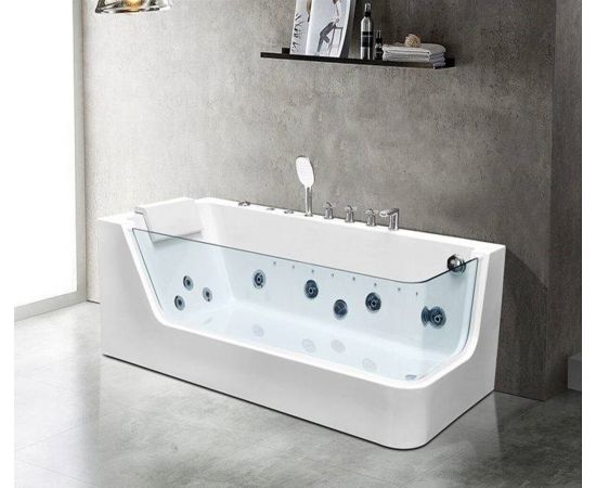 Ванна акриловая гидромассажная Ceruttispa C-494-17L 1700x800x580_, изображение 2