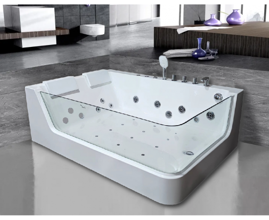 Ванна акриловая гидромассажная Ceruttispa C-495L 1700x1200x580_, изображение 2