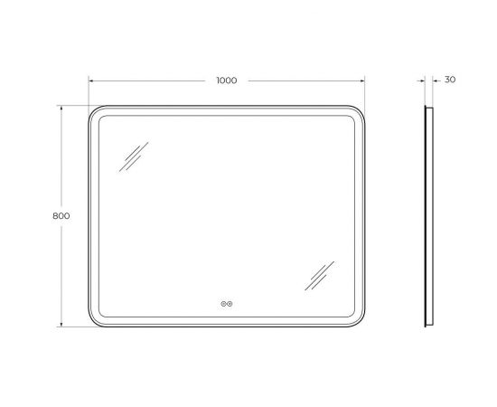 Зеркало с функцией памяти CEZARES CZR-SPC-MC-1000-800-RGB-TCH_, изображение 7