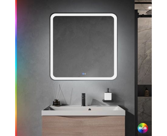 Зеркало с функцией памяти CEZARES CZR-SPC-MC-800-800-RGB-TCH_, изображение 3