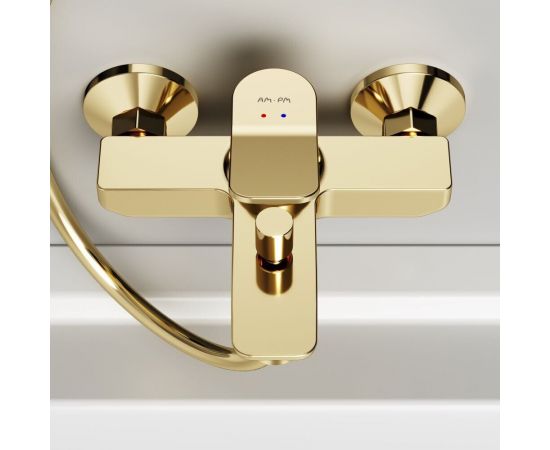 Cмеситель Am.Pm X-Joy F85A10099 для ванны и душа золото_, изображение 6