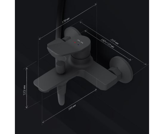 Смеситель для ванны и душа AM.PM X-Joy F85A10022_, изображение 8