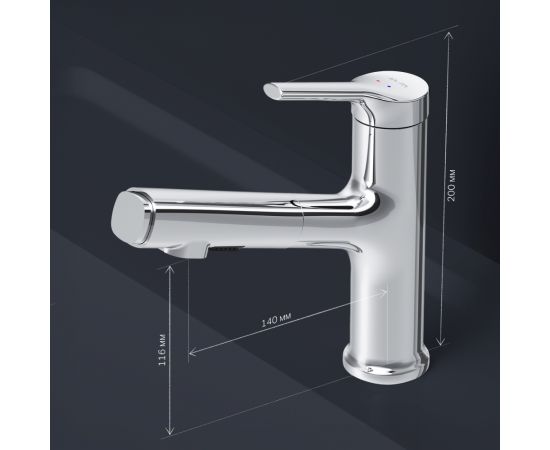Смеситель для раковины AM.PM X-Joy F85B02900_, изображение 8