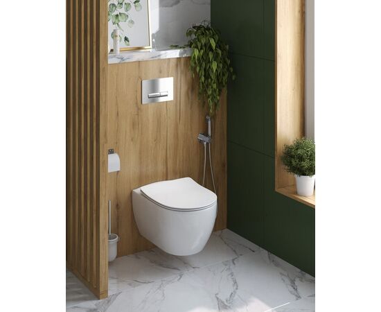 Унитаз подвесной безободковый CEZARES COMFORT CZR-191-TH/CZR-2316-SC_, изображение 9