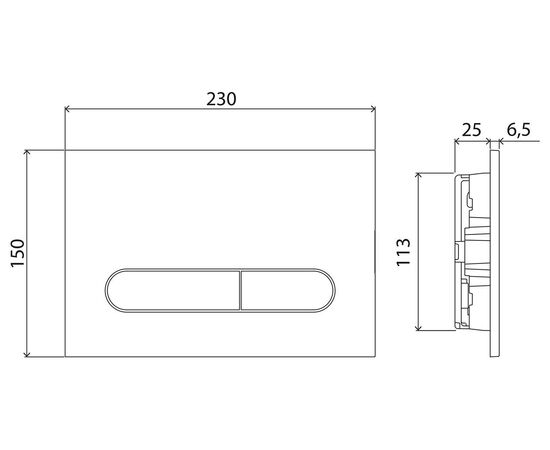 Комплект BelBagno унитаз подвесной с сиденьем UNO BB3105CHR/SC  с инсталляцией и кнопкой_, изображение 8