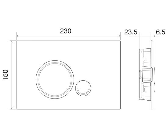 Комплект BelBagno унитаз подвесной с сиденьем UNO BB3105CHR/SC  с инсталляцией и кнопкой_, изображение 8