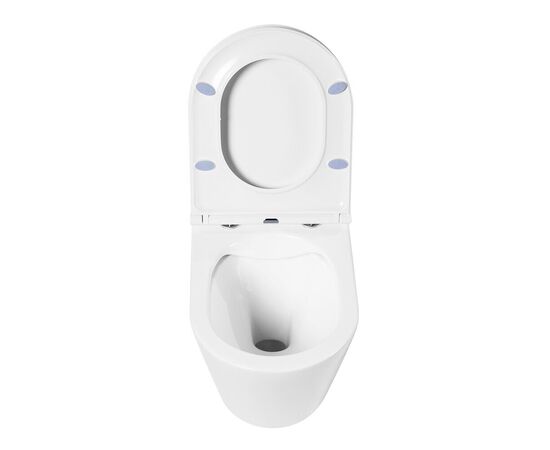 Унитаз подвесной безободковый BelBagno FLAY-R BB053CHR/BB870SC_, изображение 6