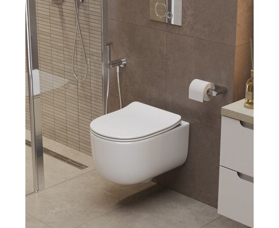 Унитаз подвесной безободковый BelBagno SOFT-TOR BB084CH-TOR/BB2034SC_, изображение 8
