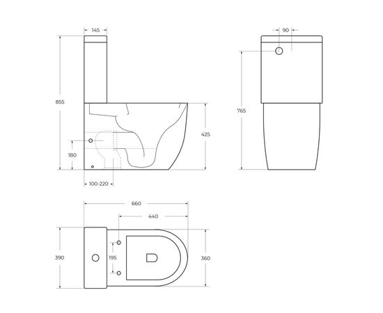 Унитаз-компакт безободковый BelBagno SFERA-R BB2141CPR/BB870SC_, изображение 13