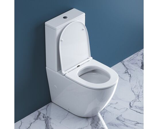 Унитаз-компакт безободковый BelBagno SFERA-R BB2141CPR/BB870SC_, изображение 11