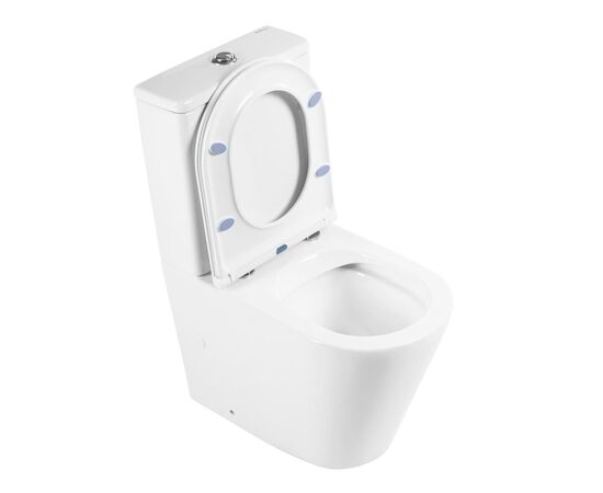 Унитаз-компакт безободковый BelBagno FLAY-R BB2149CPR/BB870SC_, изображение 5