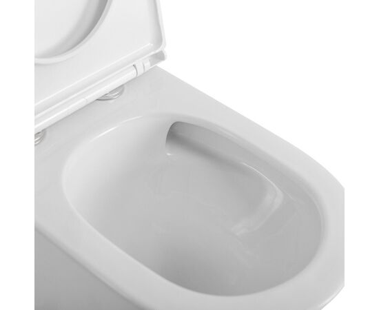 Унитаз-моноблок BelBagno TRE-TOR со смывом Торнадо с сиденьем дюропласт soft close P-trap BB673CP-MN-TOR/SC_, изображение 6