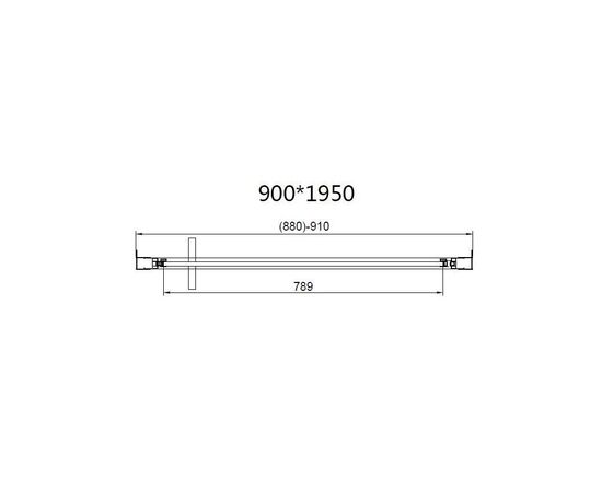 Душевой уголок Vincea Slim 8mm VSR-4SLP9090CLG 900х900 брашированное золото стекло прозрачное, Размер: 90х90, Профиль: Брашированное золото_, изображение 4