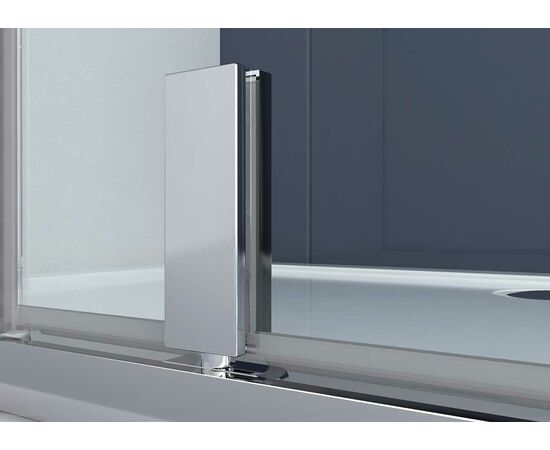 Душевой уголок Vincea Penta VSP-3P100CLB, 100х100, профиль черный, стекло прозрачное_, изображение 5