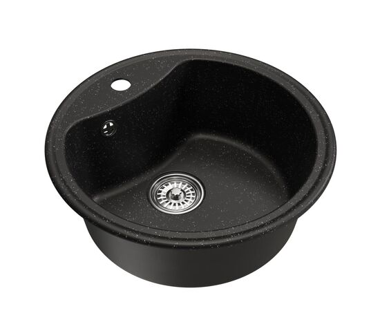 Мойка MIXLINE ML-GM09 из искусственного камня цвет черный 51х0 см_