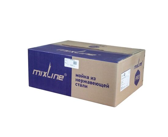 Мойка MIXLINE PRO из нержавеющей стали цвет сатин 75х46 см_, изображение 6