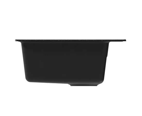 Мойка MIXLINE ML-GM14 из искусственного камня цвет черный 42х50 см_, изображение 3
