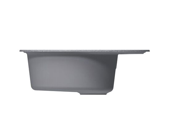 Мойка MIXLINE ML-GM17 из искусственного камня цвет графит 58х47 см_, изображение 3