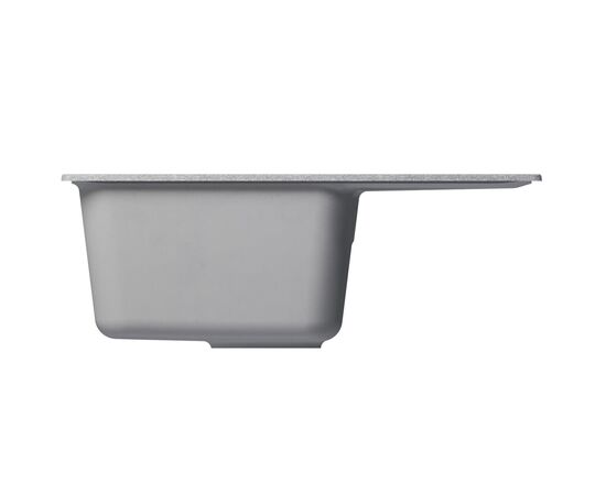 Мойка MIXLINE ML-GM26 из искусственного камня цвет графит 58х47 см_, изображение 3