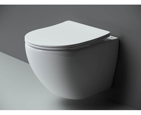 Подвесной унитаз Ceramicanova Metropol Rimless CN4002_, изображение 3