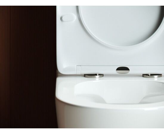 Напольный пристенный унитаз Ceramicanova Highlight Rimless CN1802_, изображение 8