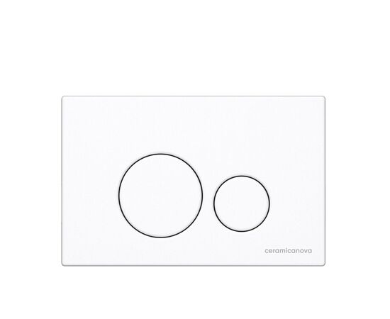 Сет 4 в 1 Ceramicanova унитаз Balearica Rimless инсталляция с кнопкой Round цвет белый CN6000_1001W_1000_, изображение 10