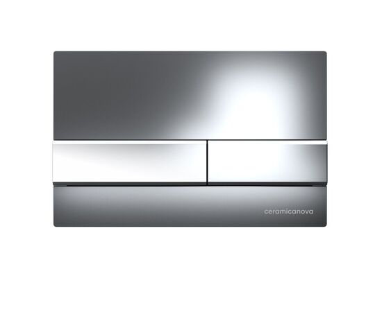 Сет 4 в 1 Ceramicanova унитаз Metric Rimless инсталляция с кнопкой Flat цвет хром CN3007_1002CH_1000_, изображение 9