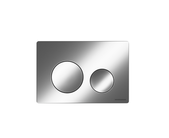 Кнопка Ceramicanova Balance клавиши Circle хром матовыйCN12-001M_
