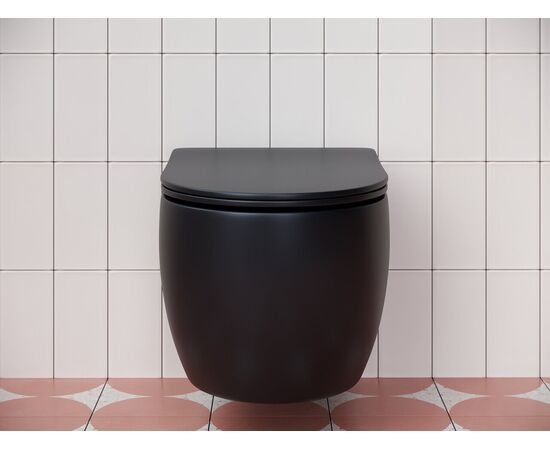 Подвесной унитаз Ceramicanova PLAY Rimless CN3001MB_, изображение 4