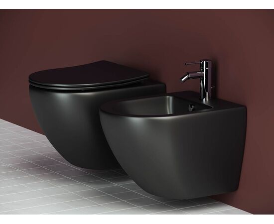 Сет 4 в 1 Ceramicanova унитаз Metropol Rimless инсталляция с кнопкой Flat цвет хром CN4002MB_1002CH_1000_, изображение 9