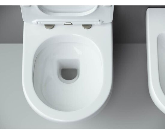 Подвесной унитаз Ceramicanova Metropol Rimless CN4002_, изображение 5
